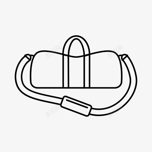 行李包手提包皮包svg_新图网 https://ixintu.com 行李 包行李 手提包 皮包 运动 旅游度假