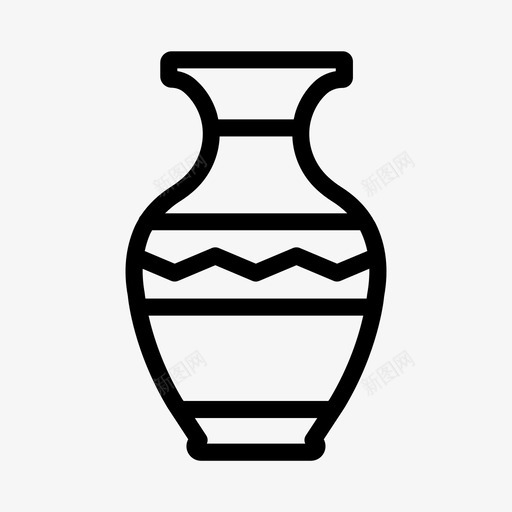 采购产品花瓶装饰家具svg_新图网 https://ixintu.com 室内 采购 产品 花瓶 装饰 家具家 家居装饰 像素 完美 线条