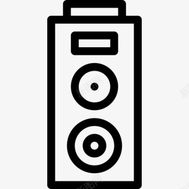 扬声器音响设备图标