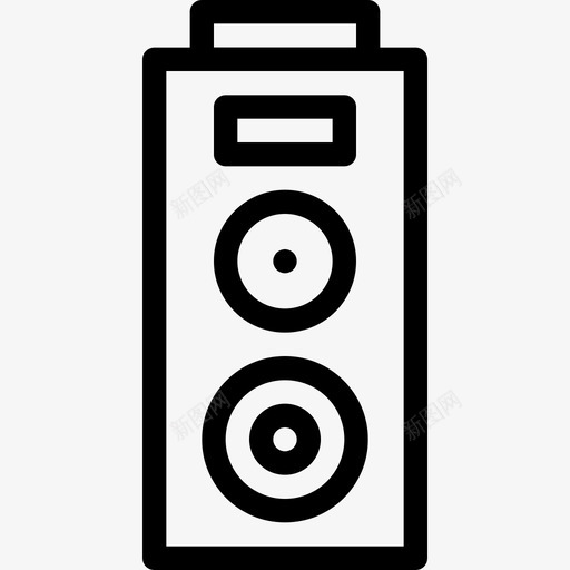 扬声器音响设备svg_新图网 https://ixintu.com 音响 设备 扬声器 麦克风 音乐