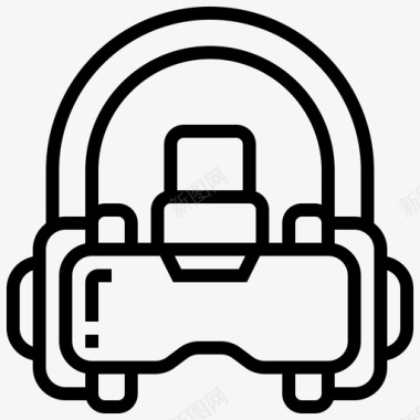 vr耳机玩家护目镜图标