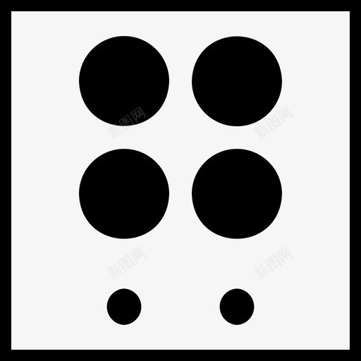 盲文字母表gsvg_新图网 https://ixintu.com 盲文 字母表 字母 符号 轮廓