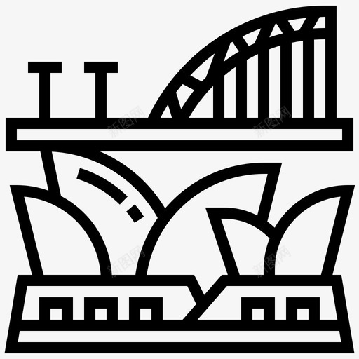 歌剧院中心地标svg_新图网 https://ixintu.com 歌剧院 歌剧 院中 心地 悉尼 标号
