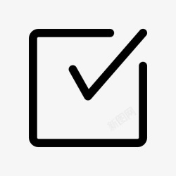 检查标记的方格检查接受标记高清图片