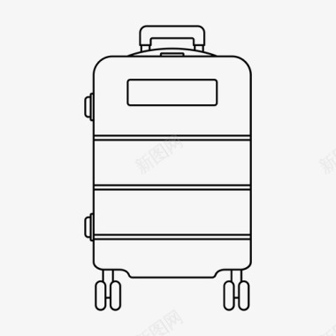 旅行包行李手提箱图标