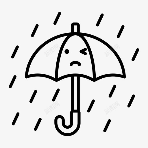 淋浴下雨雨季svg_新图网 https://ixintu.com 淋浴 下雨 雨季 雨伞 天气 夏天