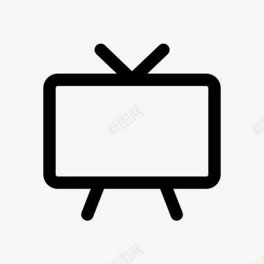电视屏幕用户界面图标