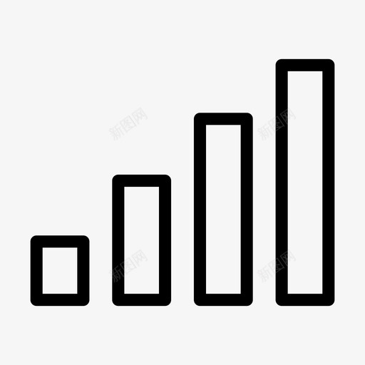 信号接口电平svg_新图网 https://ixintu.com 用户界面 信号 接口 电平塔 网络 移动 线条 符号