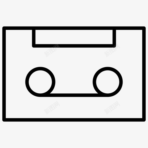 磁带盒式磁带录音机svg_新图网 https://ixintu.com 磁带 盒式 录音机 杂项
