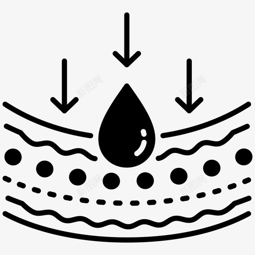 吸收滴乳svg_新图网 https://ixintu.com 吸收 滴乳层