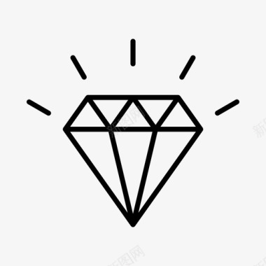 钻石同素异形体碳合金图标