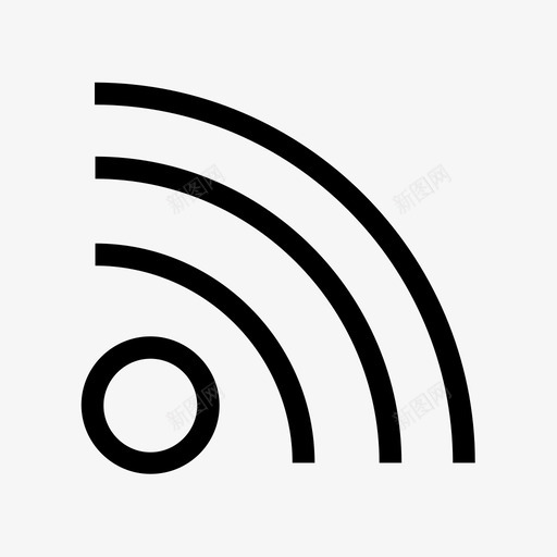 wifi互联网链接svg_新图网 https://ixintu.com 互联网 链接 网络