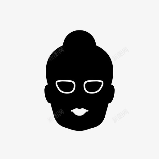 女人头脸时尚svg_新图网 https://ixintu.com 女人 人头 头脸 时尚