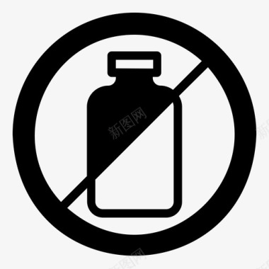 瓶禁令块图标