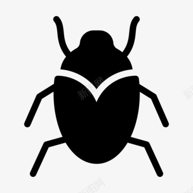 昆虫虫子自然图标