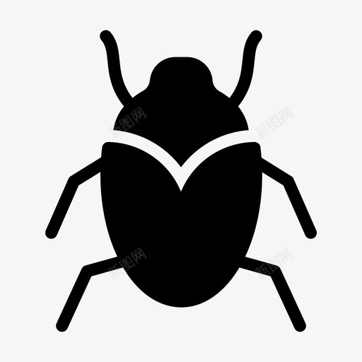 昆虫虫子自然svg_新图网 https://ixintu.com 自然 昆虫 虫子 公园 泉水 线条 符号