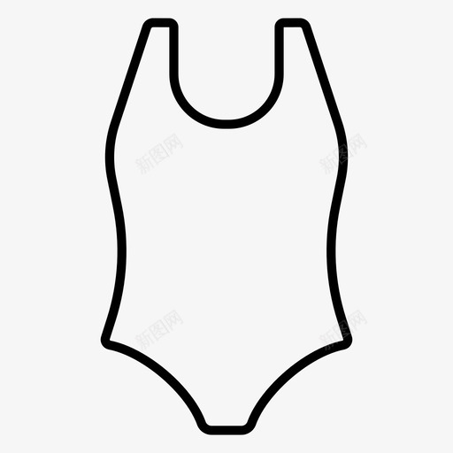 泳装沙滩夏天svg_新图网 https://ixintu.com 泳装 沙滩 夏天 女式