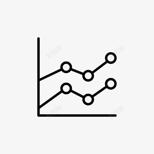 点图业务财务svg_新图网 https://ixintu.com 点图点 业务 财务 线图 图表 平面 平面图 图标