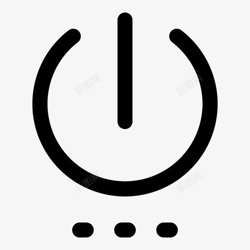 设置电源动作按钮svg_新图网 https://ixintu.com 设置 电源 动作 材料 设计 按钮 导航