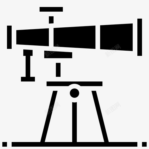 望远镜天文学发现svg_新图网 https://ixintu.com 望远镜 天文学 发现 观测 天空 科学 符号