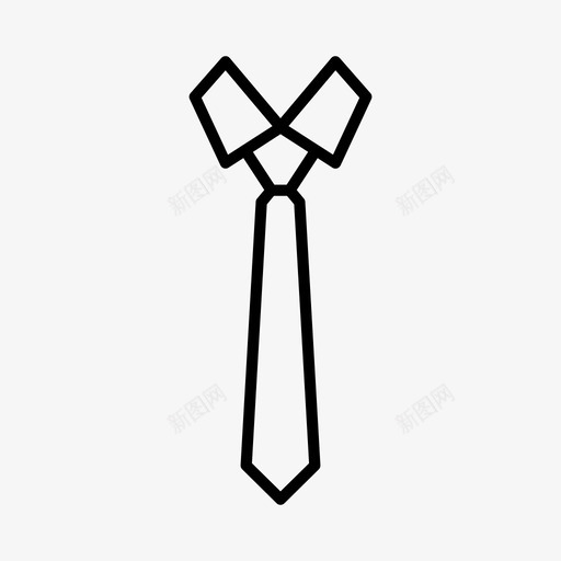 领带服装时装svg_新图网 https://ixintu.com 领带 服装 时装 丝带 风格
