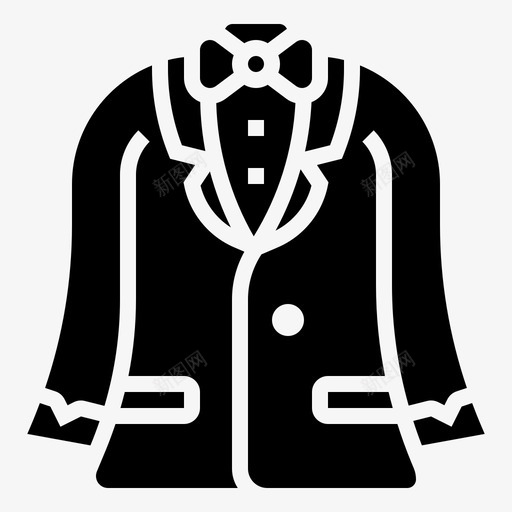 礼服服装正式svg_新图网 https://ixintu.com 礼服 服装 正式 绅士 西装 婚礼 元素 雕文
