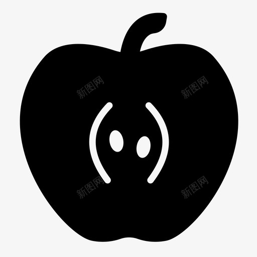苹果伊甸园食品svg_新图网 https://ixintu.com 苹果 伊甸园 食品 水果 健康 种子 收获