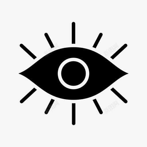 眼睛视图图形设计软件填充svg_新图网 https://ixintu.com 眼睛 视图 图形 设计软件 填充
