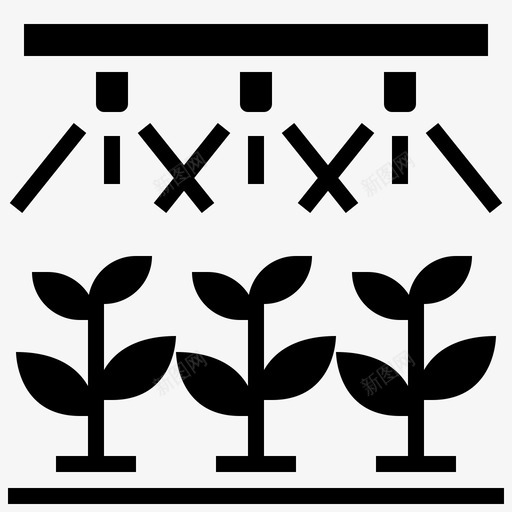 灌溉种植植物svg_新图网 https://ixintu.com 农业 植物 浇水 灌溉 灌溉农田 种植 系统 雕文