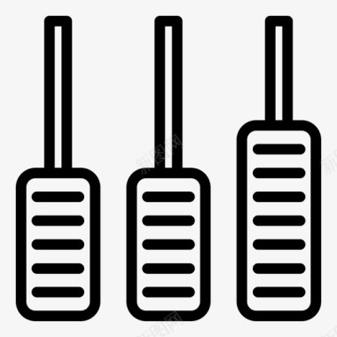 汽车控制汽车踏板离合器图标