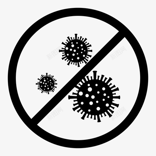 冠状病毒生物学流感svg_新图网 https://ixintu.com 冠状 病毒 生物学 流感 微生物
