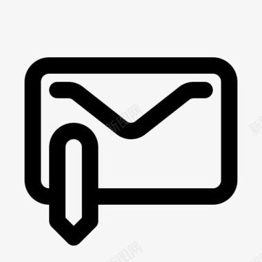 创建邮件编辑电子邮件图标