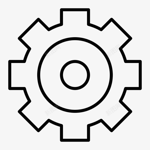 齿轮商业工程svg_新图网 https://ixintu.com 齿轮 商业 工程 工业技术 车轮