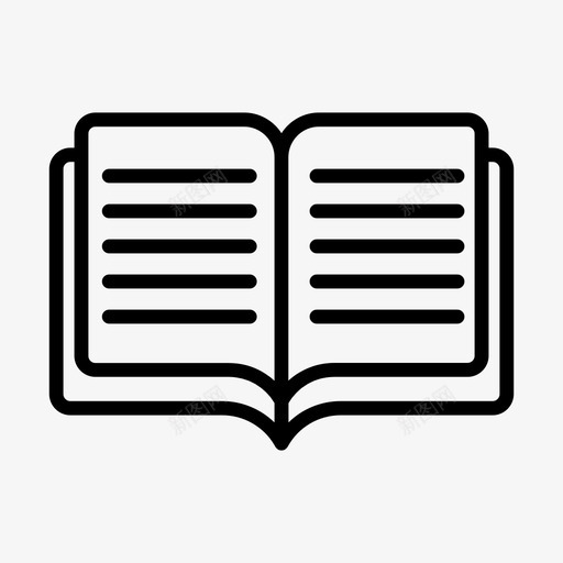 打开书本知识svg_新图网 https://ixintu.com 打开 书本知识 阅读 学习 存钱