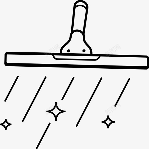 玻璃刮板刮板清洁剂svg_新图网 https://ixintu.com 刮板 玻璃 清洁剂 雨刷
