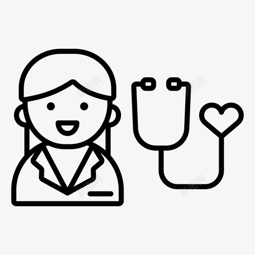 医生检查诊所svg_新图网 https://ixintu.com 睡眠 医生 检查 诊所 诊断 心理健康 障碍