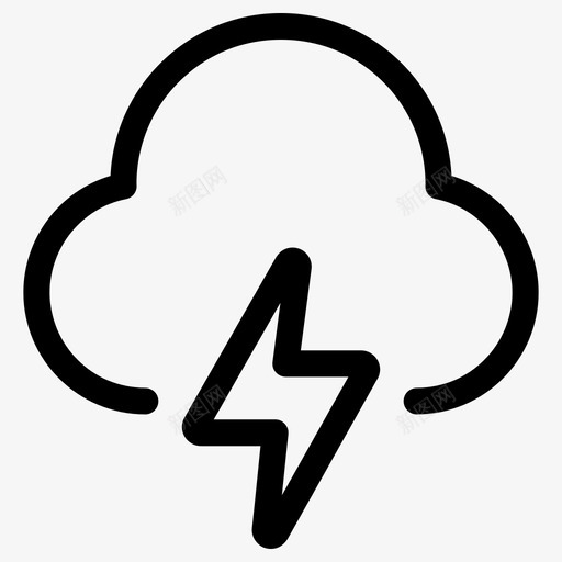 雷暴闪电能源和电池概述svg_新图网 https://ixintu.com 雷暴 闪电 能源 电池 概述