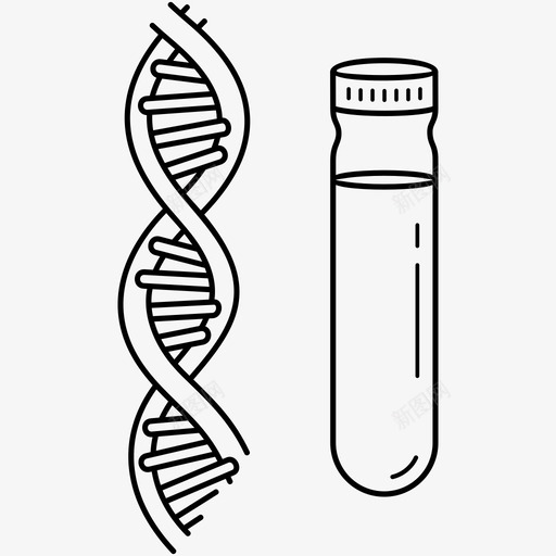 基因检测诊断疾病遗传因素svg_新图网 https://ixintu.com 基因 检测 疾病 诊断 遗传 因素 预测