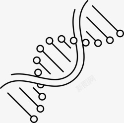 基因icon基因组与生物技术临床研究医学高清图片