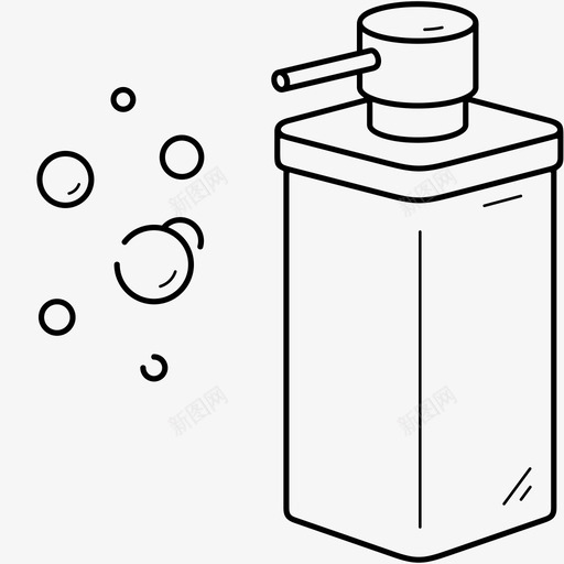 洗手液瓶消毒洗手液svg_新图网 https://ixintu.com 洗手 液瓶 消毒 液肥 肥皂水 洗涤 凝胶