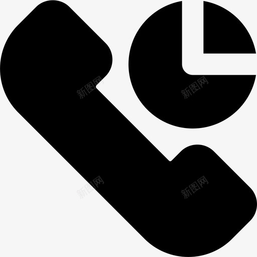 通话计时器手机拨号svg_新图网 https://ixintu.com 通话 计时器 手机 拨号 电话 固体