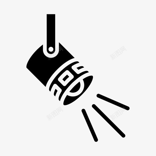聚光灯照明舞台svg_新图网 https://ixintu.com 照明 聚光灯 舞台 物体