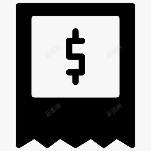 收据图标列表货币svg_新图网 https://ixintu.com 收据 图标 列表 货币 销售 发货 图示