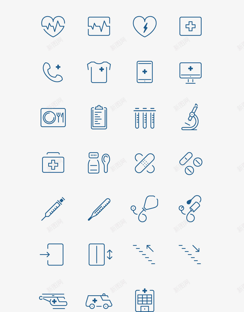 图标医疗png免抠素材_新图网 https://ixintu.com 图标 医疗