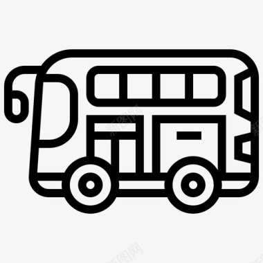 公交旅游交通图标