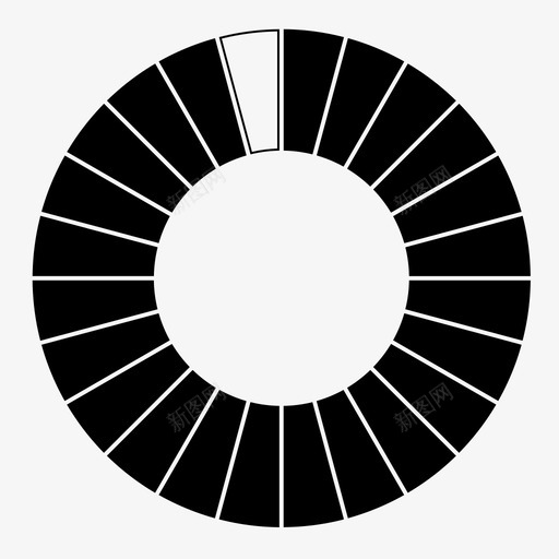 二十三进度环svg_新图网 https://ixintu.com 二十三 进度 环段