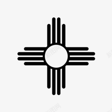 新墨西哥州四印第安人图标