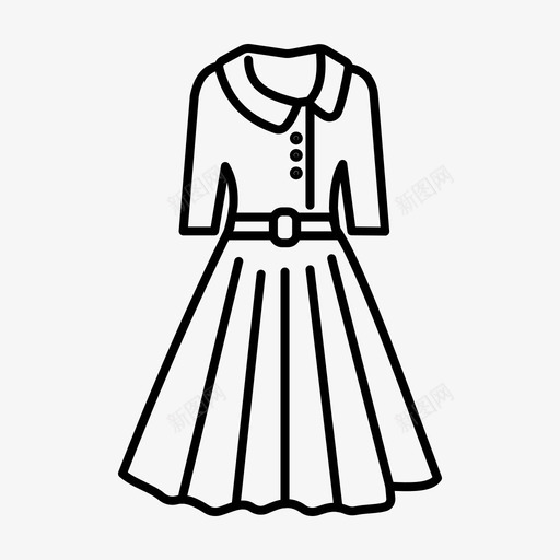 衣服时装装束svg_新图网 https://ixintu.com 衣服 时装 装束 女人