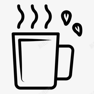 杯子秋天咖啡图标