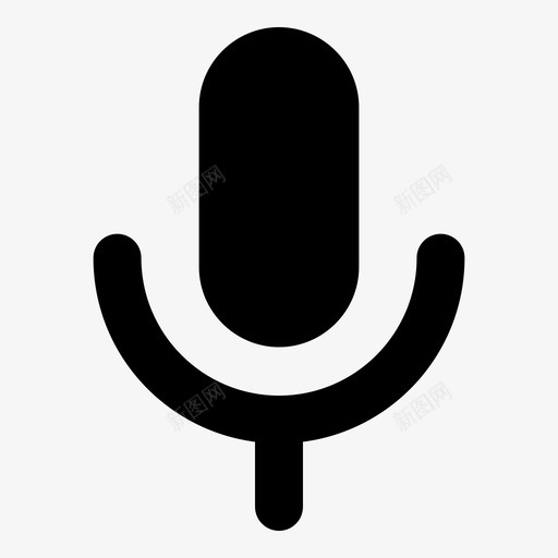 麦克风siri扬声器svg_新图网 https://ixintu.com 麦克风 扬声器 语音